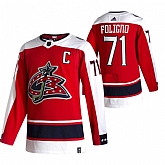 Columbus Blue Jackets 71 Nick Foligno Red Adidas 2020-21 Reverse Retro Alternate Jersey Dzhi,baseball caps,new era cap wholesale,wholesale hats